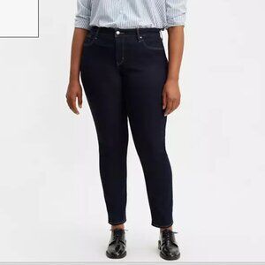 Levis 311 Shaping Skinny Jeans plus size 24W 24 Dark Wash -Excellent condition